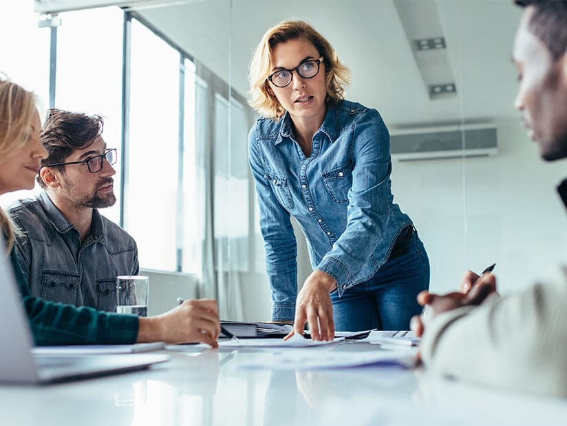 stock photo teamwork meeting tablet and business people in office workplace collaboration technology and 2251938325 2 3