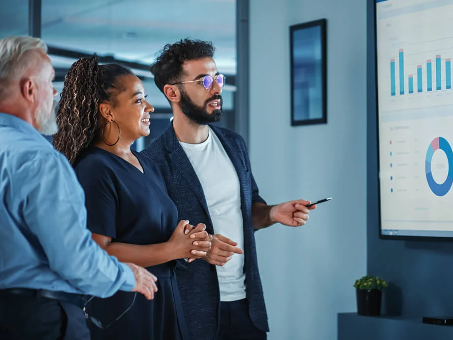 woman cfo intently focused 1