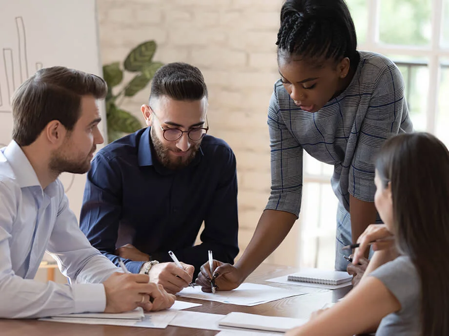 woman cfo intently focused 1