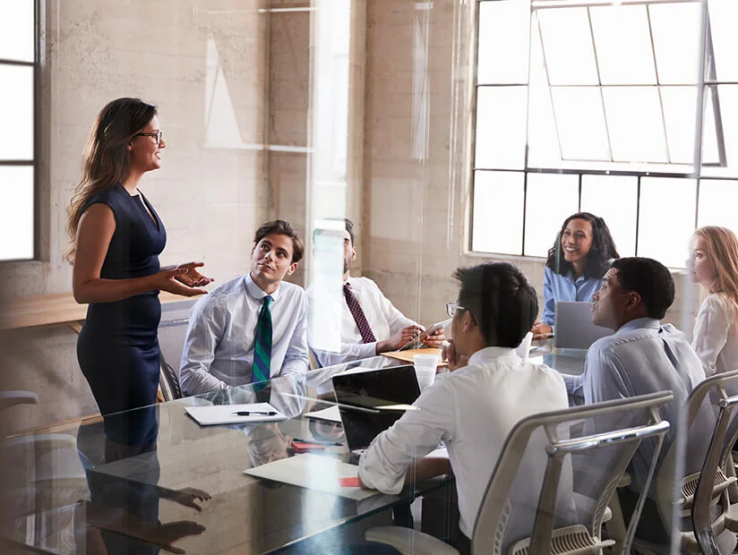 stock photo teamwork meeting tablet and business people in office workplace collaboration technology and 2251938325 2 4