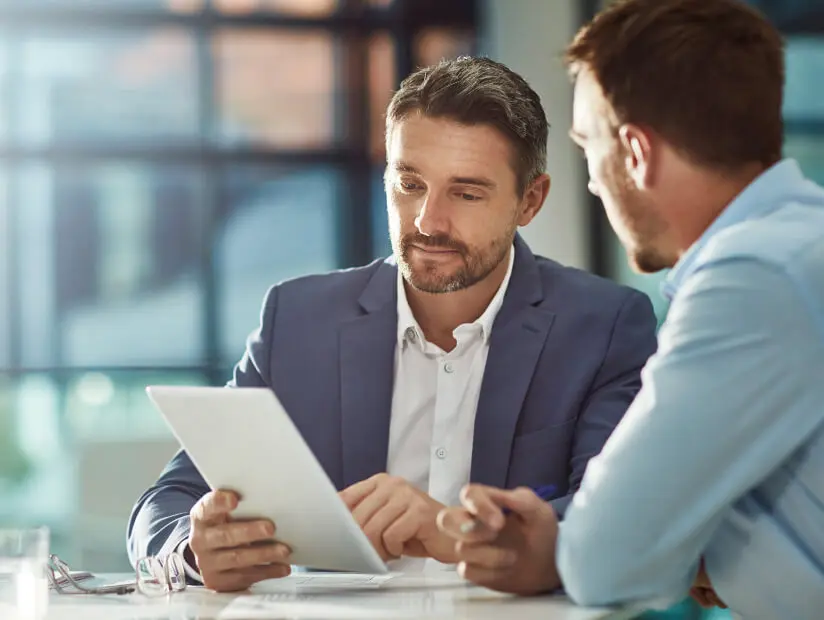 Talent Solutions for CPA Firms | Paro 34 one man advising another 1